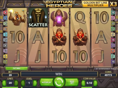Slot Brand Image for Egyptian Heroes