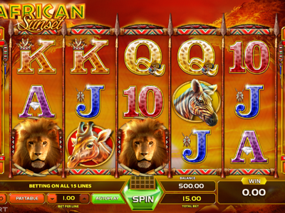 Slot Brand Image for African Sunset