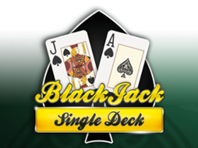 Game Brand Image for Single Deck Blackjack