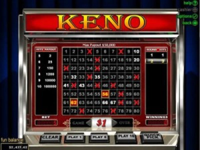 Game Brand Image for RTG Keno