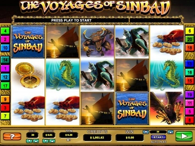 Slot Brand Image for The Voyages of Sinbad
